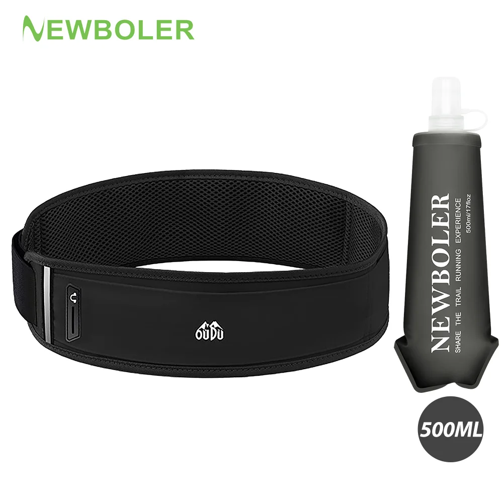 

NEWBOLER Регулируемая поясная сумка для бега Спортивная поясная сумка Сумка для мобильного телефона Мужчины Женщины Скрытая сумка Спортивные сумки для спортзала Беговой пакет