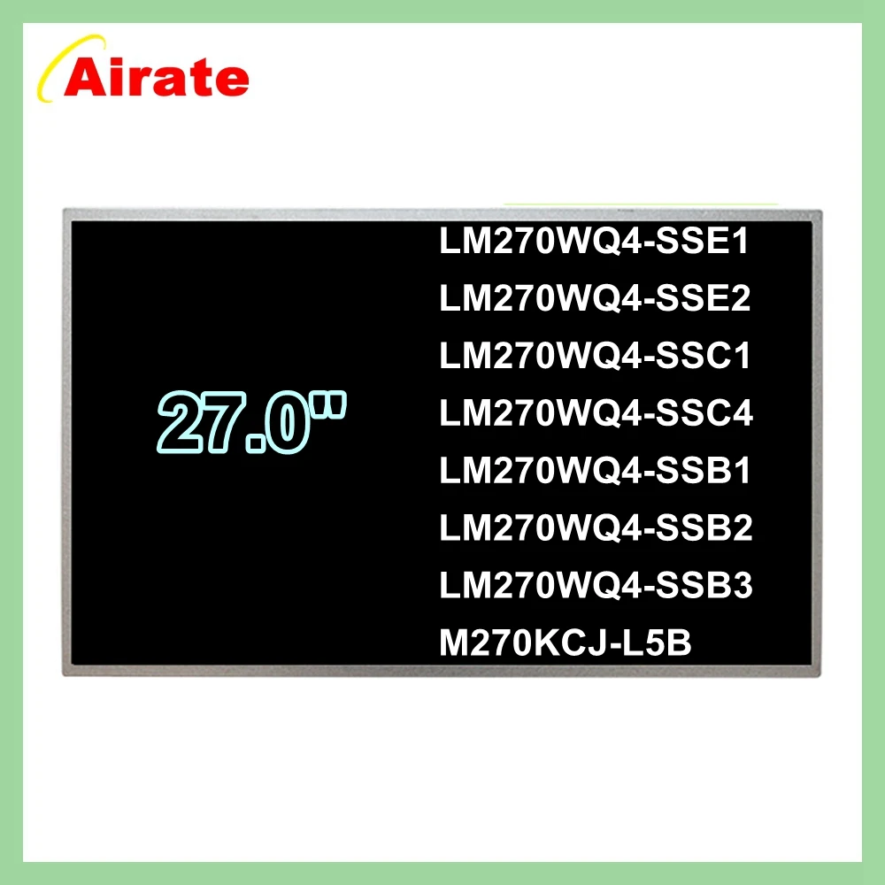 Imagem -02 - Tela Lcd Original para Lenovo Lm270wq4 Ssb3 Ssb1 Lm270wq4 Ssb2 Ssc1 Sse1 M270kcj-l5b Lm270wq4 Ssb3 52027ikl