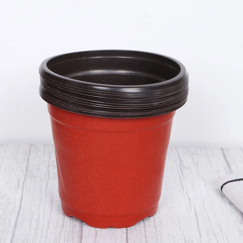 

120pcs Plastic Nursery Pots Lightweight Flower Containers For Succulents Durable Plant Containers Reusable Garden Flowerpots