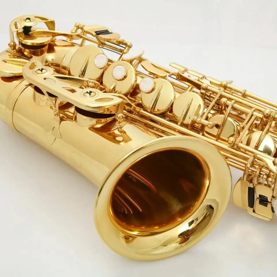 Professional alto saxophone original 803 structure compared to the same European craft Alto sax musical instrument