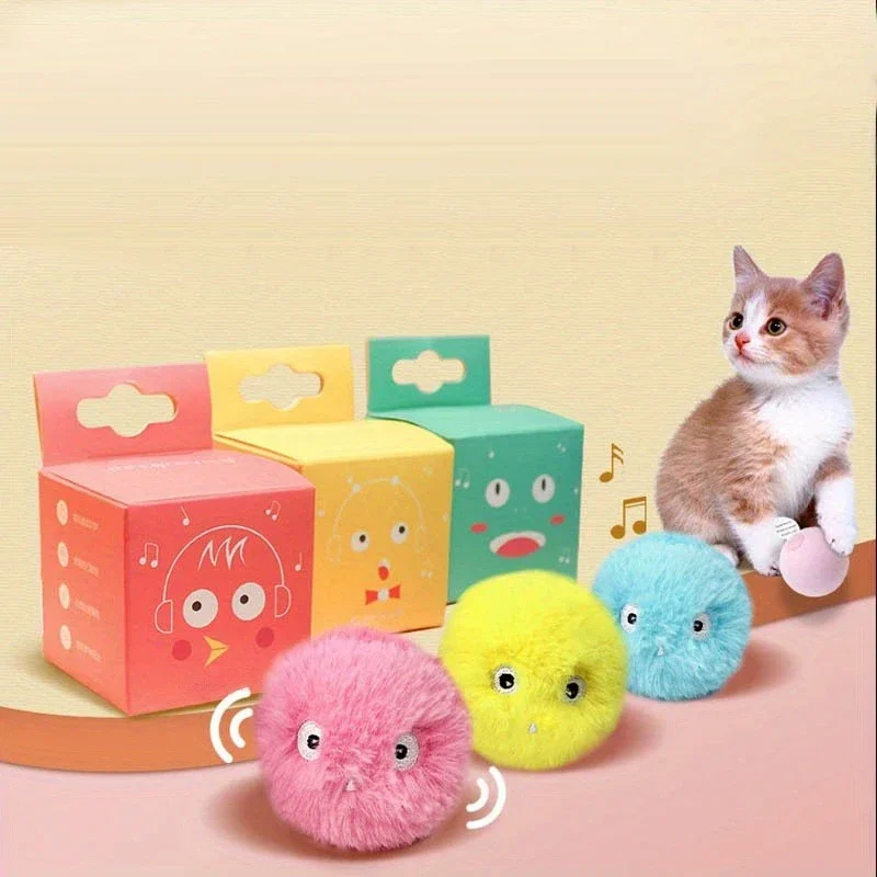 Interactive 1/3pcs Smart Dog Toys Funny Small Plush Nip Training Kitten Squeak Sound Rubber Plastic Silicone Material Cat Dog