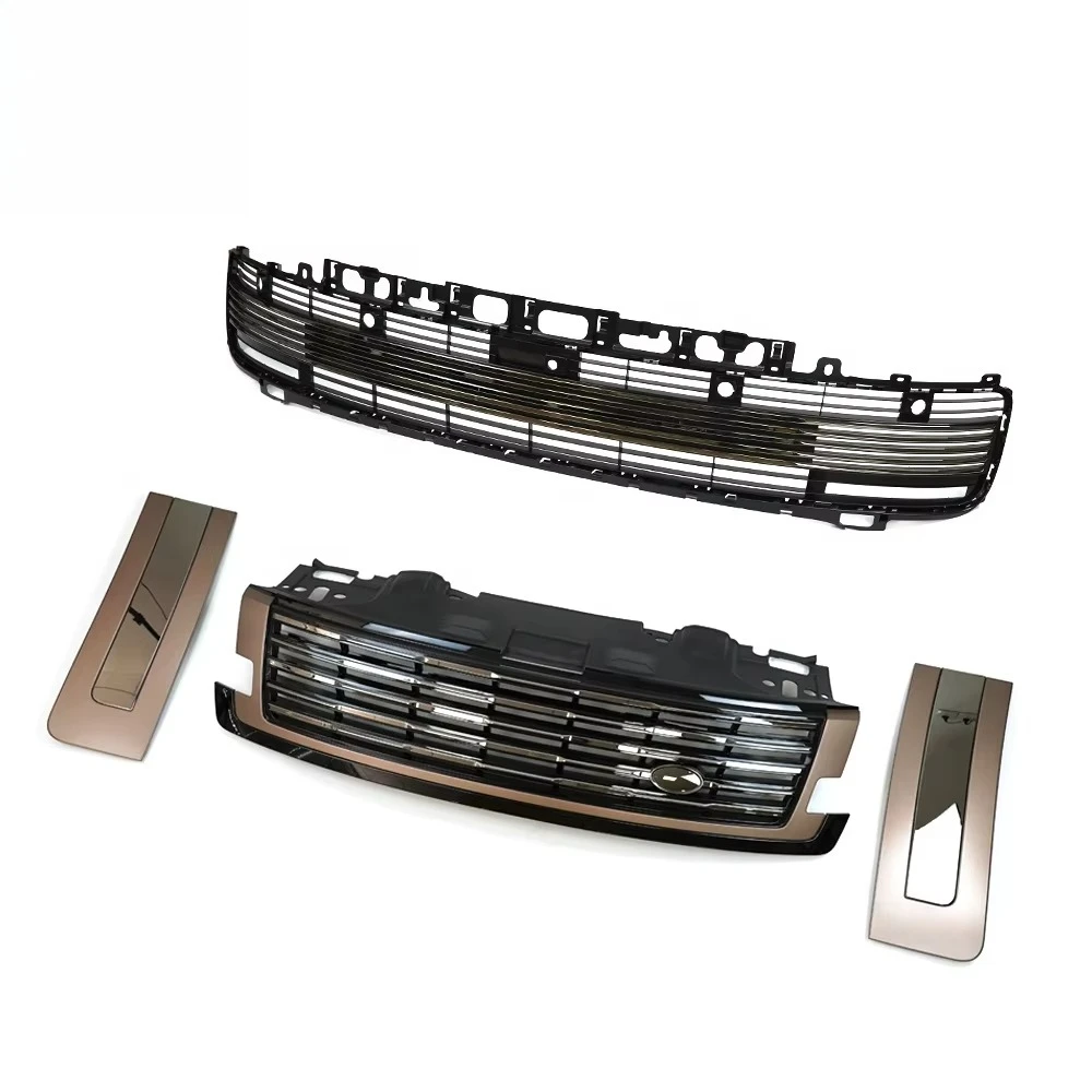 اكسسوارات السيارات المصد الأمامي مصبغة الحاجز صب الكسوة لرينج روفر فوغ 2023-2024 SV نمط طقم الجسم L460 #3