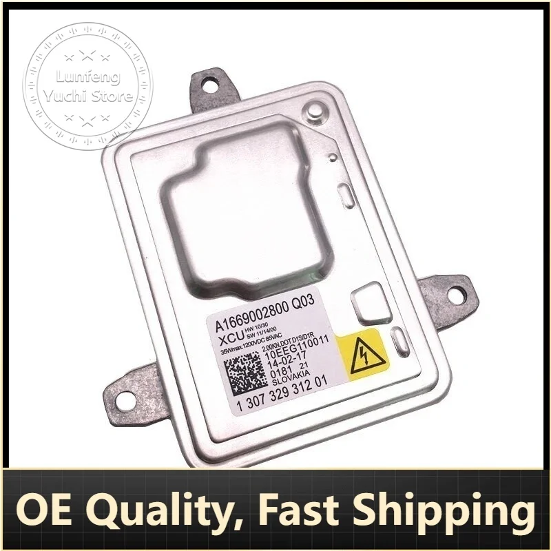 P/N: 1669002800, A1669002800 - Headlight Control Module for Mercedes-Benz B-Class (W246 W242) C-Class (S204 W204 C204)