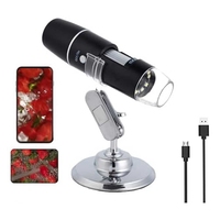 Wireless Digital Microscope 50X-1000X Magnification Black For Stand, Android, Mac, Computer