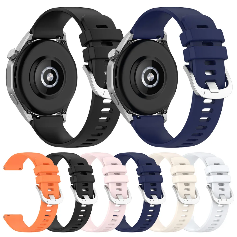 ソフトシリコンスポーツウォッチ,防汗ブレスレット,Huawei用スマートバンド,gt5,gt5 pro,gt4,18mm, 22mm