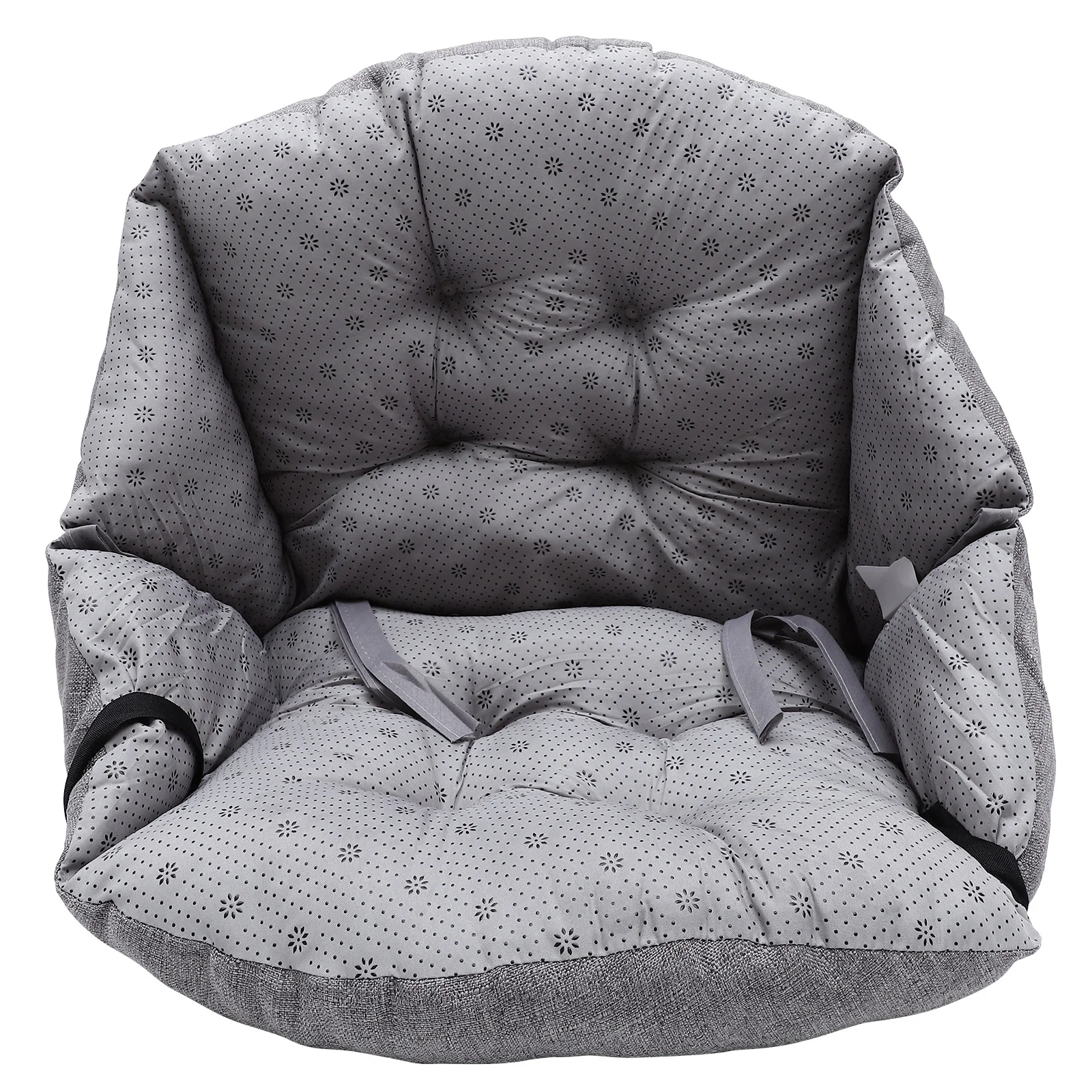 سميكة كرسي داعم للفقرات القطنية وسادة رمادي شتاء دافئ وسادة للمقعد للمنزل مكتب غرفة نوم غرفة المعيشة ديكور مسند الظهر العملي