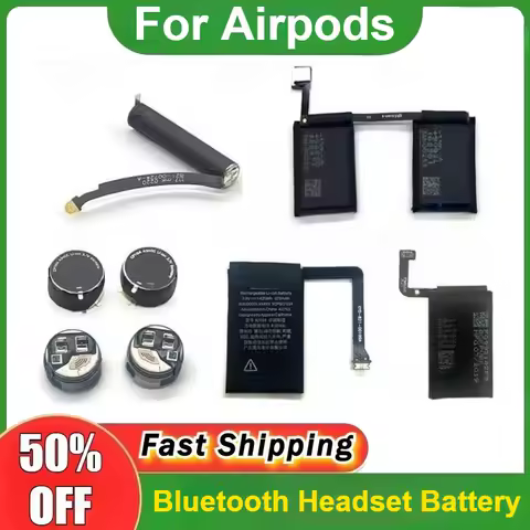 Upgraded Bluetooth Headset Battery for Airpods Pro 1st 2nd 3rd A1604 A1523 A1722 A2032 A2031 Replaceable Battery Accessories