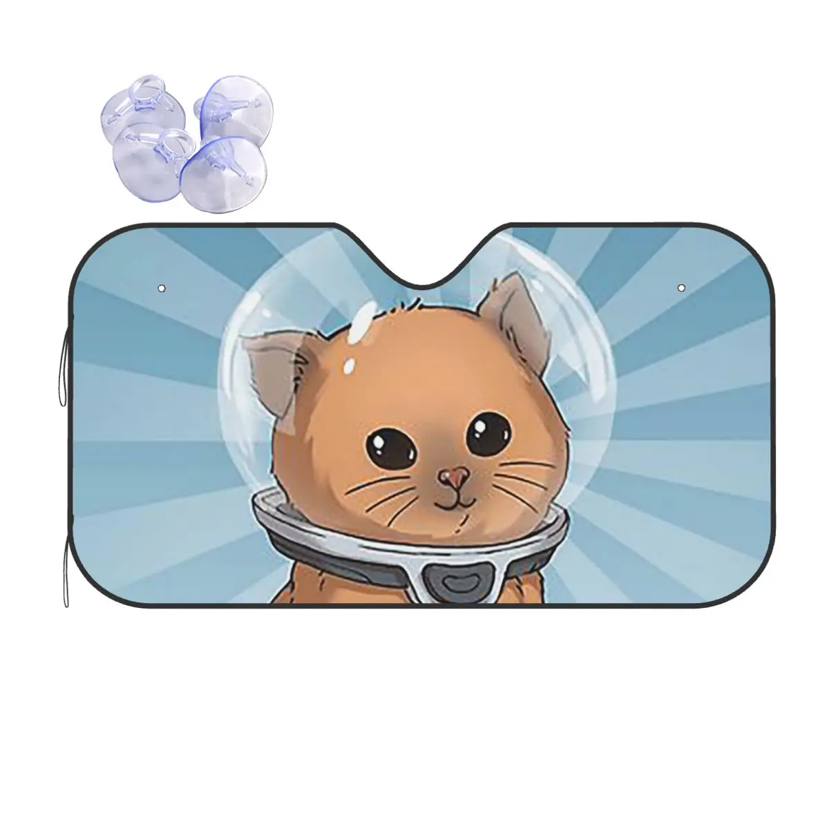 

Keep Calm Kitty Sunshade Windscreen Car Front Windshield Window Sun Visor Accessories Covers