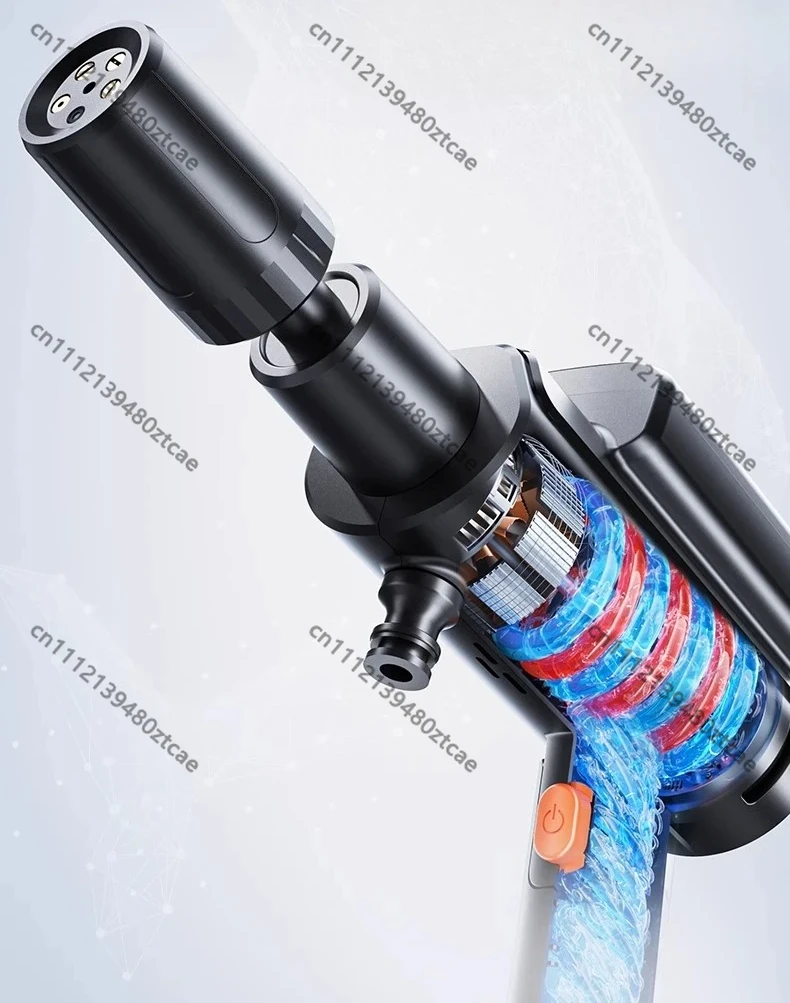Heavy Duty Cordless Pressure Washer 20V Lithium Battery High Power Portable Water Gun for Car Washing Home Driveway Cleaning