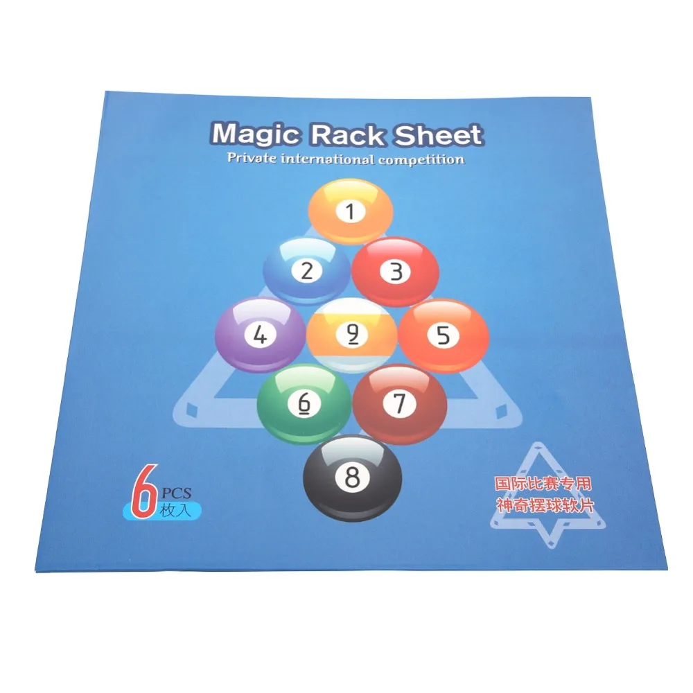 

6pcs Billiard accessories Black Billiard Rack 10 Pcs Marker Dots Plastic Billiard Ball Rack Ball Holder Professional Use