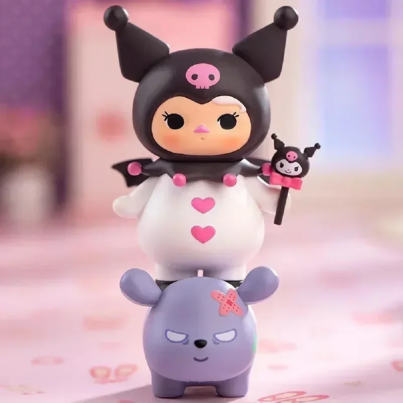 POP MART PUCKY X サンリオキャラクターズ シリーズ ブラインドボックス おもちゃ かわいいアニメアクションフィギュア サプライズミステリーボックス ドール 女の子へのプレゼント