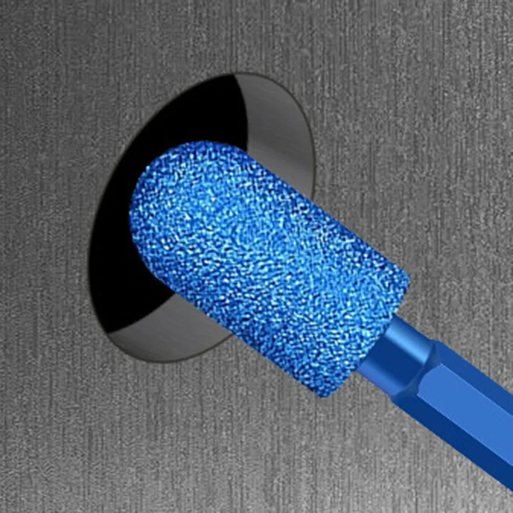 Ferramentas de remoção de ferrugem para aparar rebarbas de solda, trabalho de reparo, longa vida útil, compatível com brocas padrão para processamento de furos