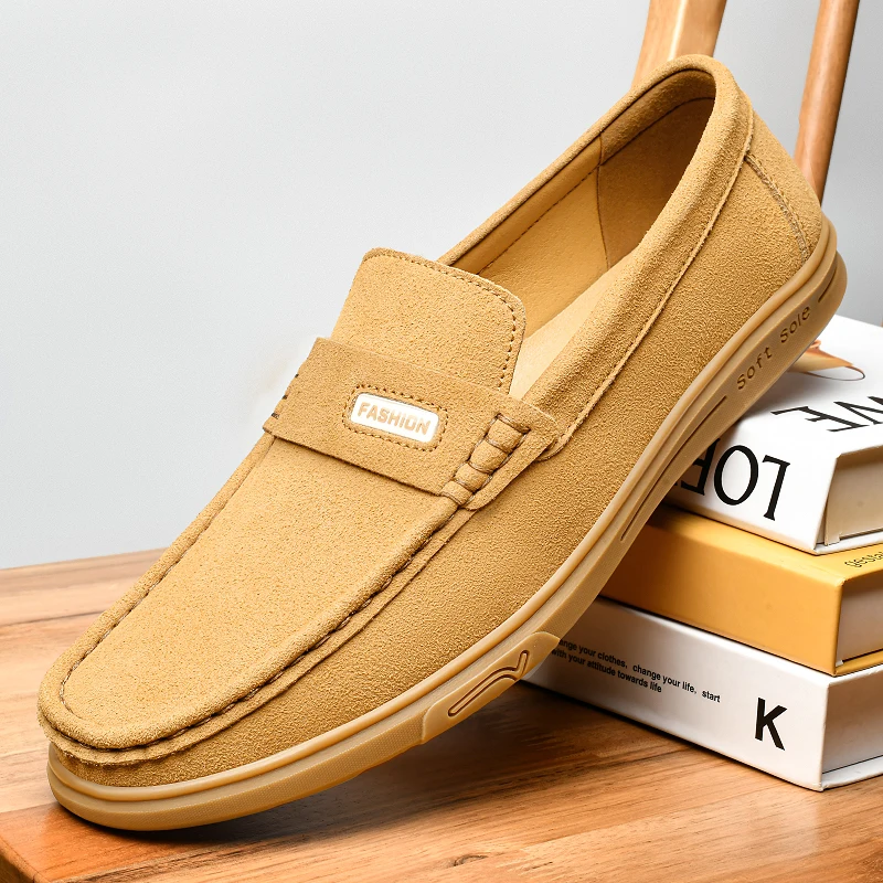 

MAEDEF Men's Loafers Shoes for Men PU Leather Slip on Casual Man Shoes Mens Comfortable Loafers Driving Shoes Male Loafers
