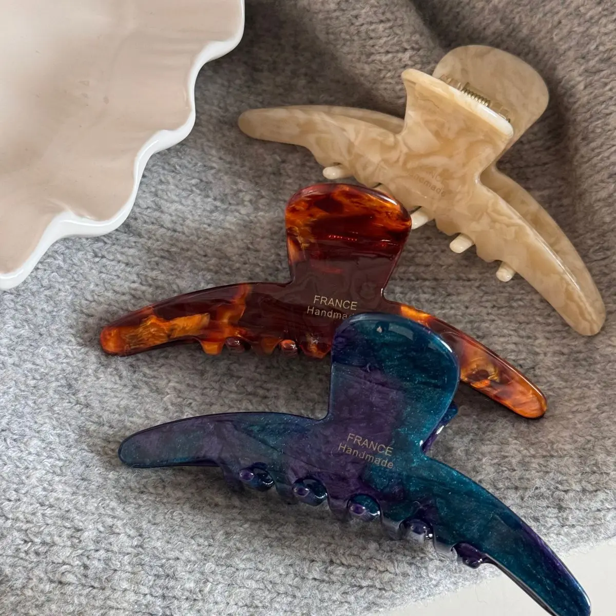 10.5 سنتيمتر امرأة الكورية كبار الرجعية خلات مخلب شعر دبابيس الشعر السيدات Hairgrip إكسسوارات الشعر المشابك الفتيات مشبك شعر أنيق