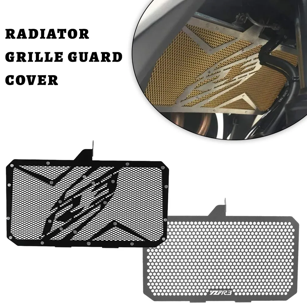 

YZF R3 For Yamaha YZFR3 YZF-R3 2015-2017 2018 2019 2020 2021 2022 2023 2024 2025 Motorcycle Radiator Guard Protector Grill Cover