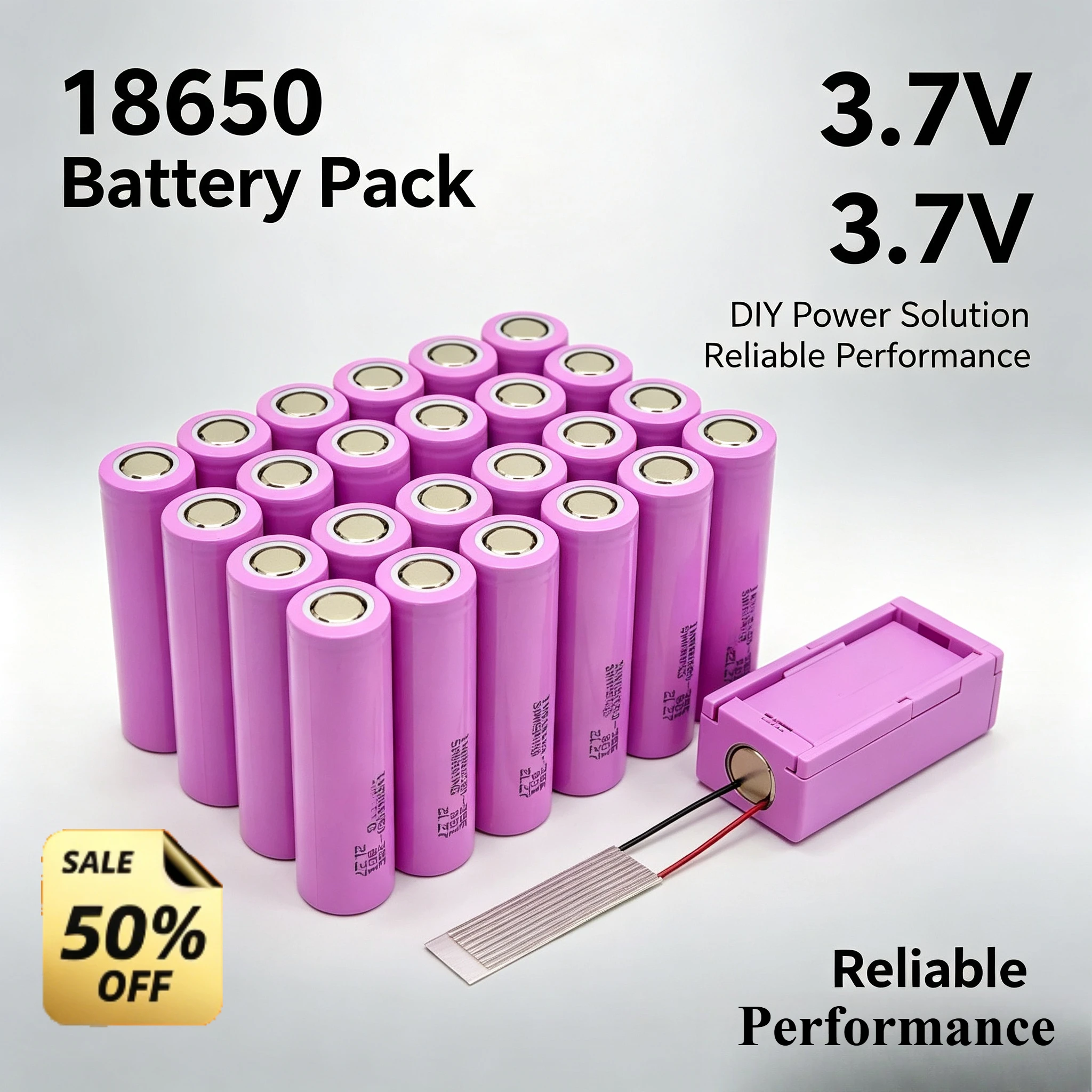 3.7V INR18650-35E Original EVE Rechargeable Lithium Cell  Flat Top Low Self-Discharge Multi-Purpose Portable Equipment Core