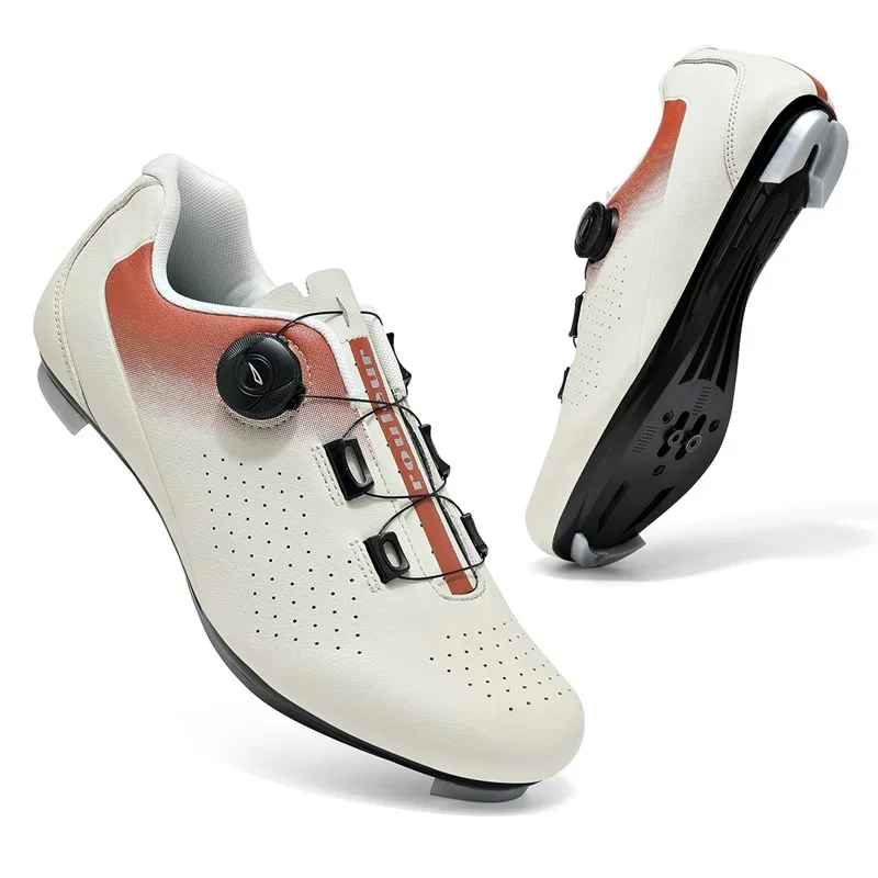 Road Cycling Shoes Flats Cleats Shoes Speed Cycling Sneaker Man Bike Shoes Women Self-Locking Non-slip Mountain Bicycle Shoe SPD