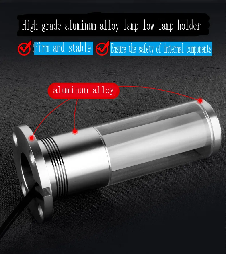 Tricolor In 1 Layer Acousto-optic Signal Tower Light Aluminum Alarm 24V LED Cylindrical Warning Machine Light For Industrial