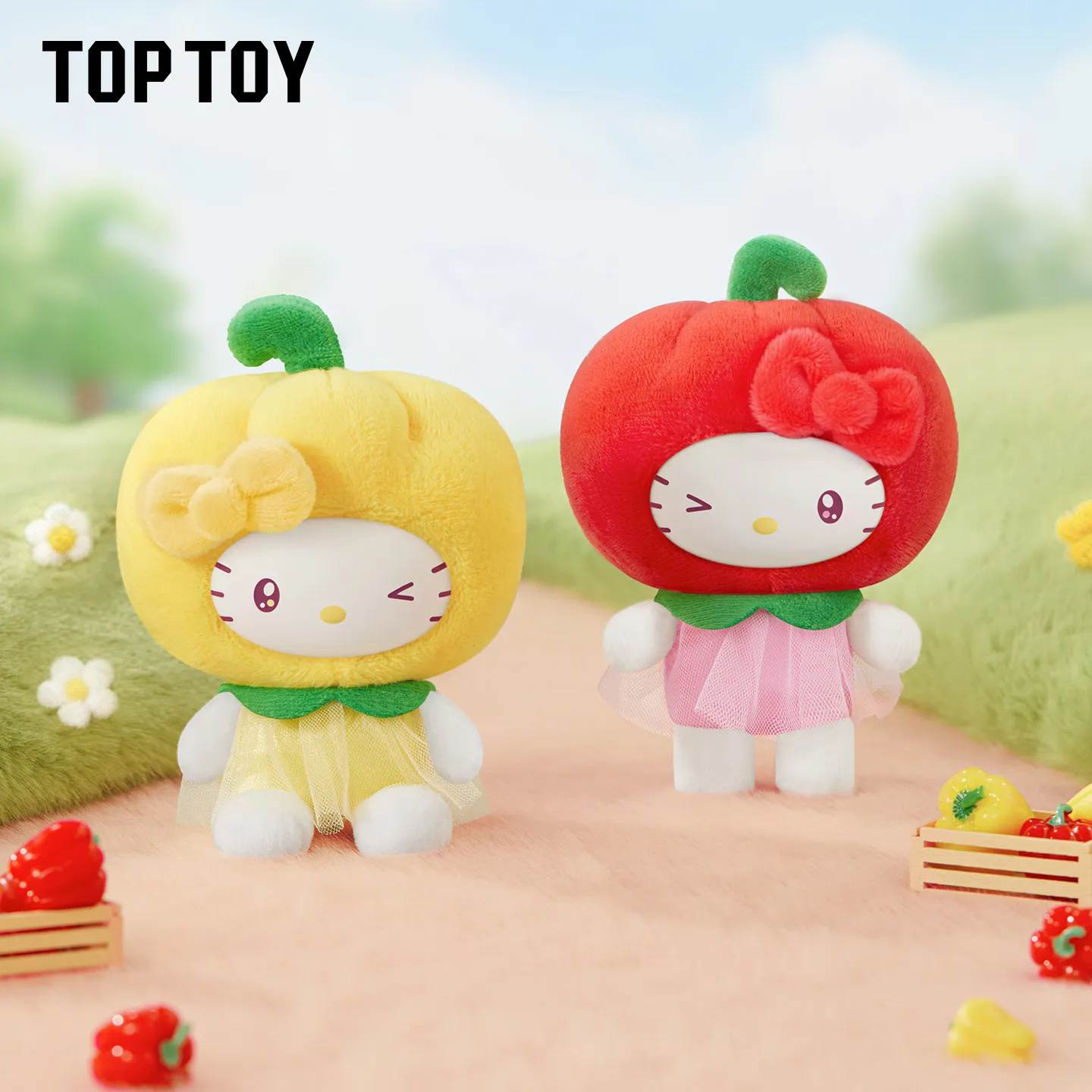

Genuine TOPTOY Sanrio Fruit and Vegetable Mini Series Plush Pendant Blind Box Cute Doll Gift for Friends' Birthday Gift
