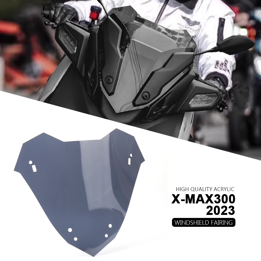 

For YAMAHA XMAX 300 XMAX300 X-MAX 300 X-MAX300 xmax300 2023 Motorcycle Windshield WindScreen Wind Shield Screens Deflectors