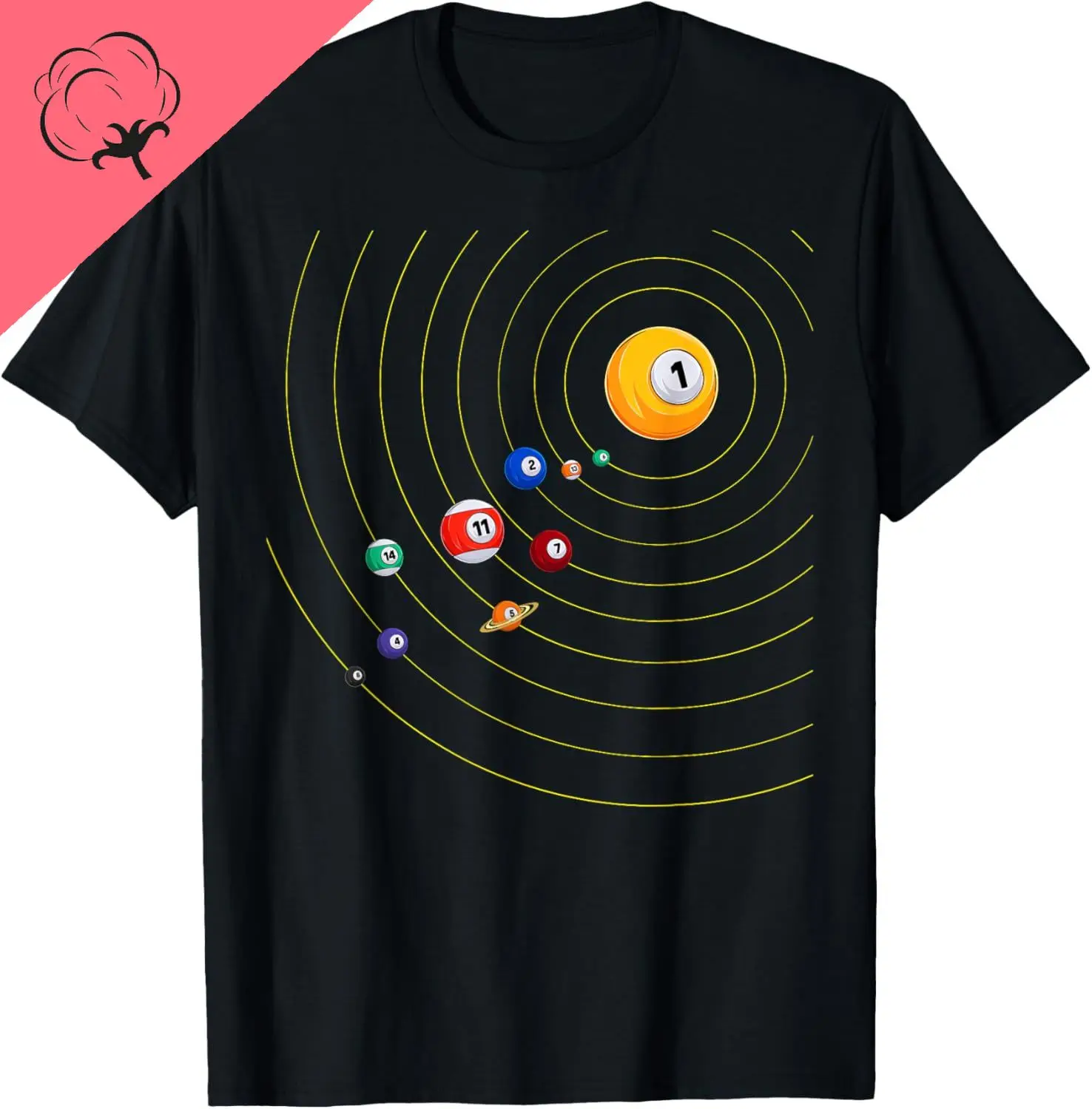 My Universe - Pool Billiard T-Shirt Customizable Print on Demand Cotton Unisex Summer Streetwear Tops Camiseta Hombre