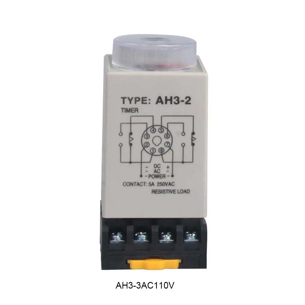 Time Relay Scaled Antiflaming Accurate Adjustable Timer Timing Switch