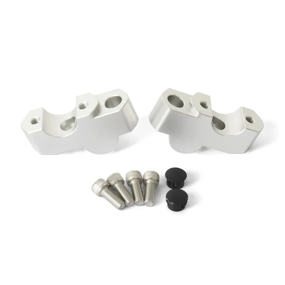 

Motorcycle Silvery Accessories Handlebar Risers Mounting CNC Aluminum Kit For Triumph Street Triple 765R 765RS