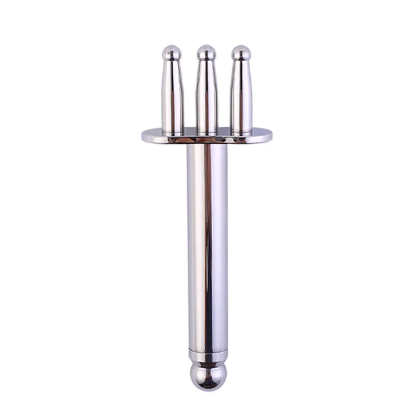 Bright Magnet Three Round Heads Magnetic Fork Magnetic Point Meridian Massage Stick To Dredge Lymphatic Muscle Relaxation
