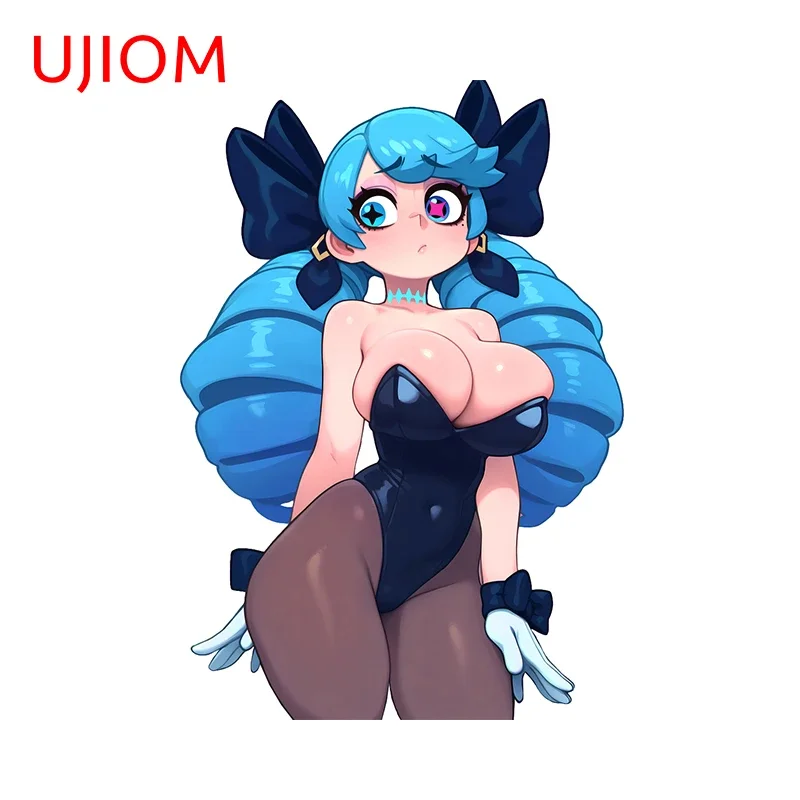 UJIOM for League of Legends Bunnysuit Gwen Cute Ahri Wall Stickers Creative Personal Decals Waterproof Kitchen Cupboard Decor