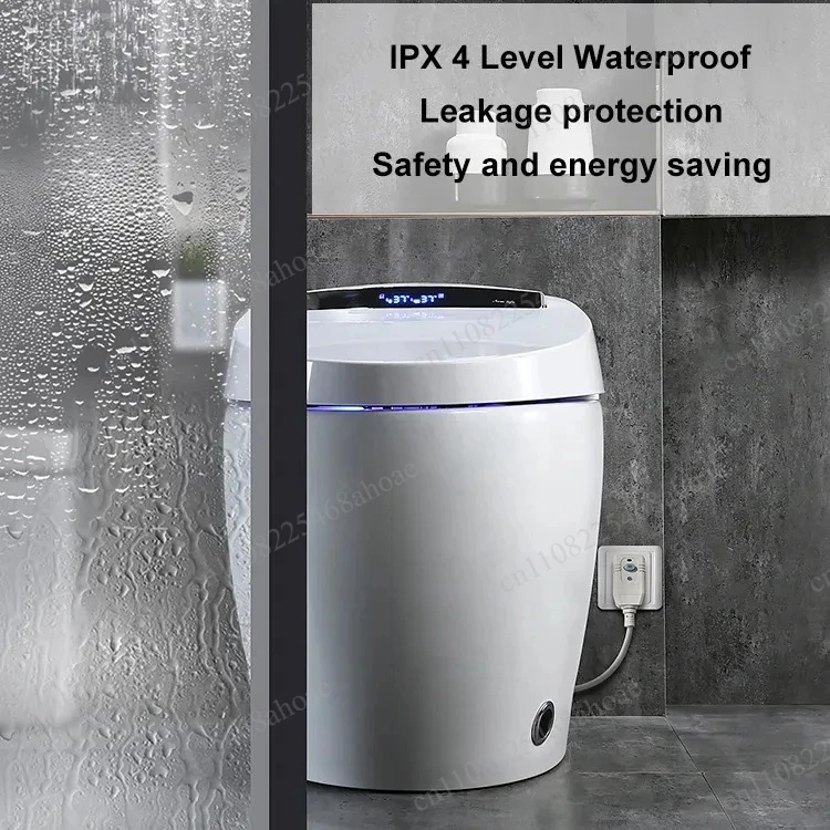 Luxury Integrated Smart WC Toilet Automatic Foot Sensor Flush With Remote Control Modern Smart Bathroom Toilet