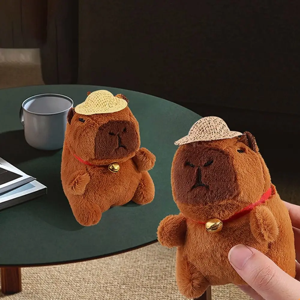 

Fashion Pastoral Style Capybara Keychain Simulation Multicolor Capybara Pendant Capybara