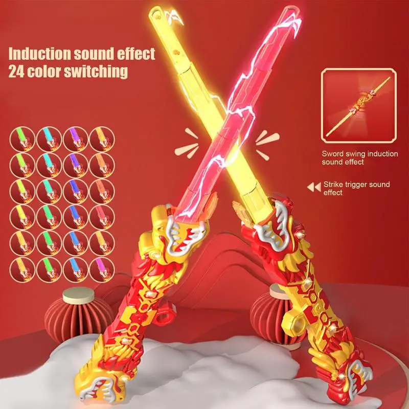 

Dragon Telescopic Toy For Kids Sensory Dragon Fidget With 24 Colors Changing Novelty Stress Interactive Children Toys