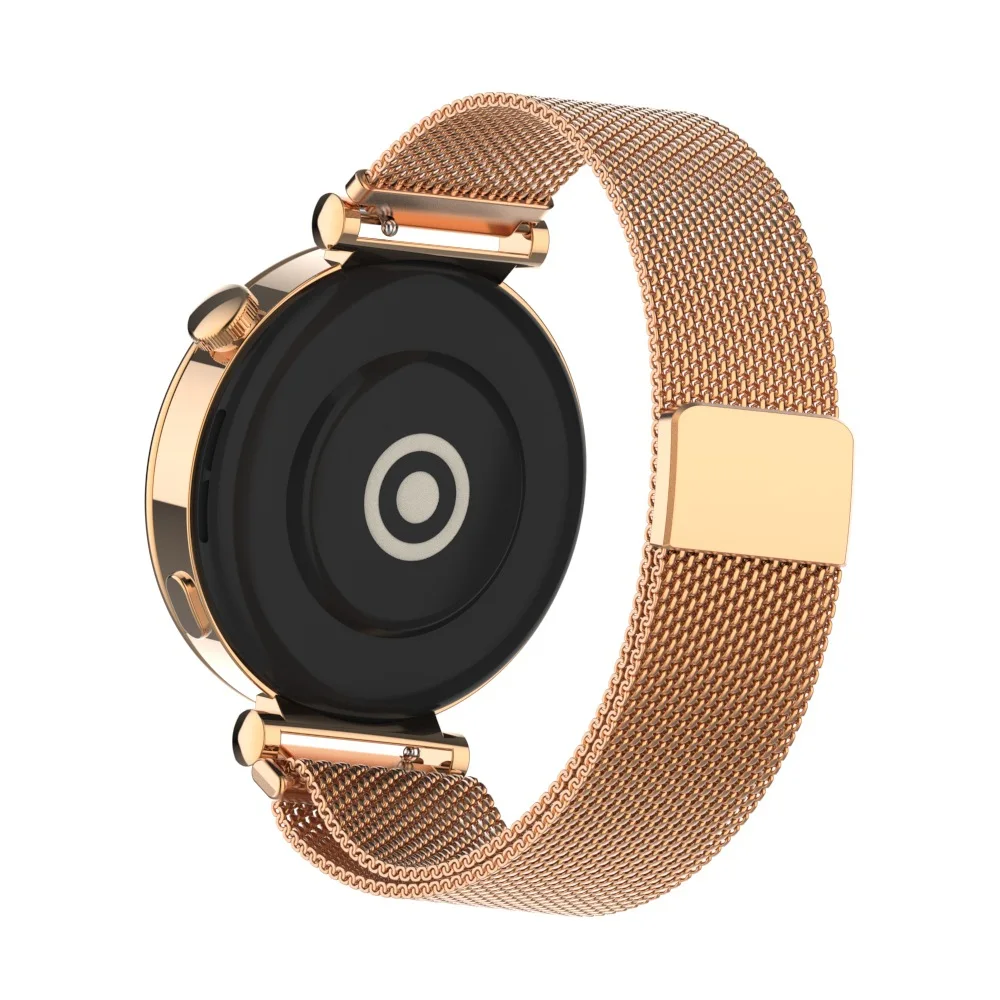 Correa de acero inoxidable para reloj inteligente, pulsera para Huawei Watch GT 4 de 41mm, 18mm, Garmin Venu 3S 2S/Vivoactive 3S 4S 255S 265S