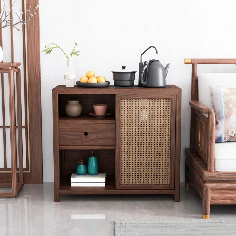 Chinese tea cabinet Solid wood cabinet Household tea table