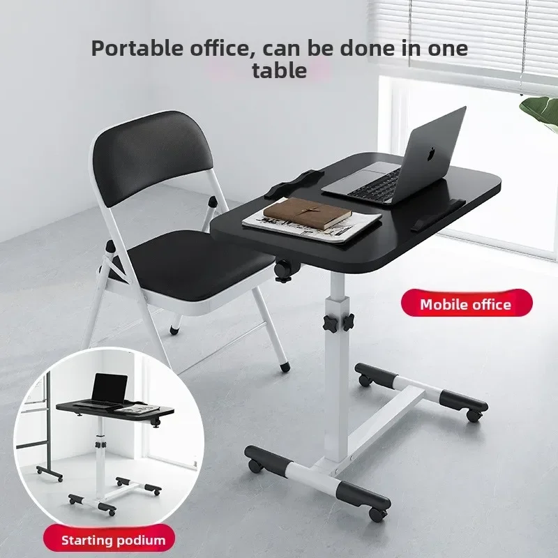 Exquisite Minimalist Removable Lifting Laptop Desk Tilt Household Bedside Table Lazy Rotating Bedside Table Durable