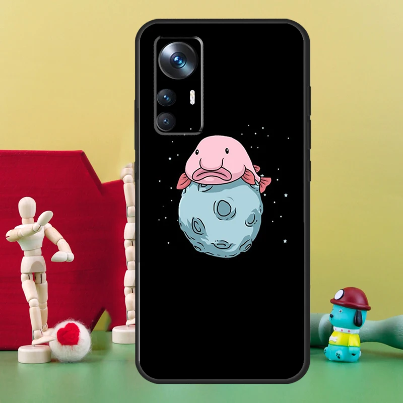 Cartoon Blobfish Case For POCO F3 F5 M5 M5s X5 X3 Pro F4 X4 GT Xiaomi 13 Ultra 13T 12T 11T Pro 12 Lite Cover