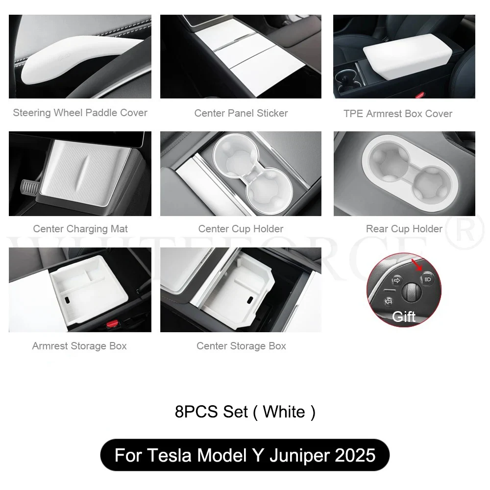 8PCS Set White