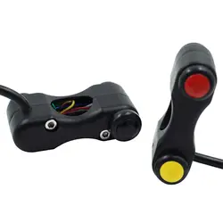 1Pcs Aluminum Alloy Handlebar Buttons 3 Push Switch 12V 7/8\\\