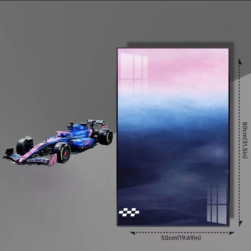 support-mural-d'affichage-en-metal-de-315-pouces-pour-cada-c64012-support-mural-pour-voiture-modele-de-course-alpine-f1-a525-formula-racing-building-blocks