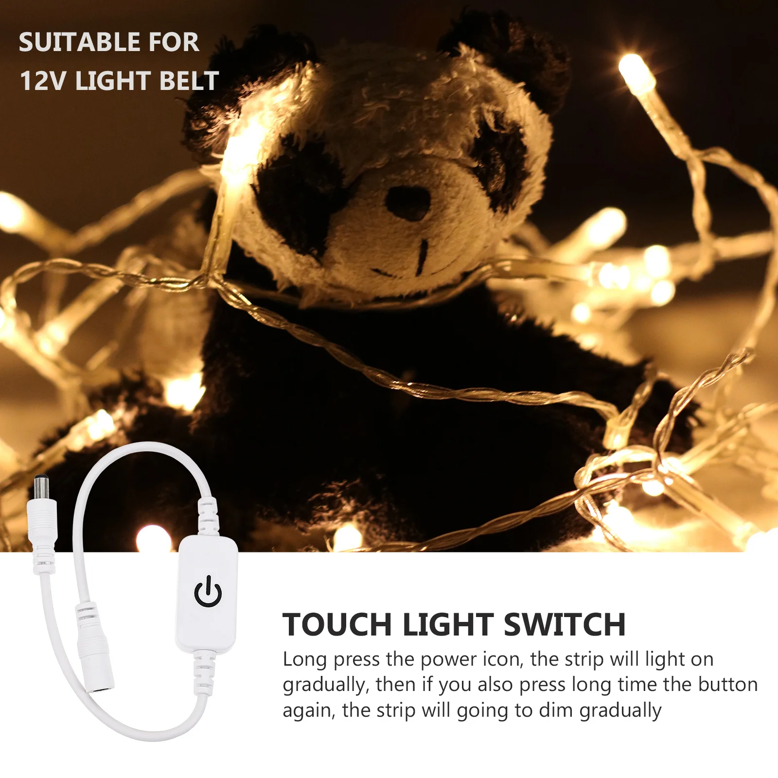 1 قطعة باهتة Led لأضواء Led 12 فولت دائم اللمس الاستشعار وحدة تحكم لخاصية تخفيض الإضاءة ضوء تعديل العرض الخفيفة #5