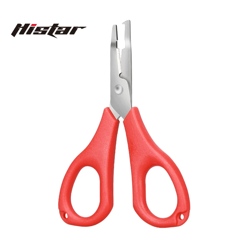 HISTAR Multi Functional Lure Pick Up Hook Scissor High Density Stainless Steel ABS Sharp Serrated Blade Fishing Tool Accessories