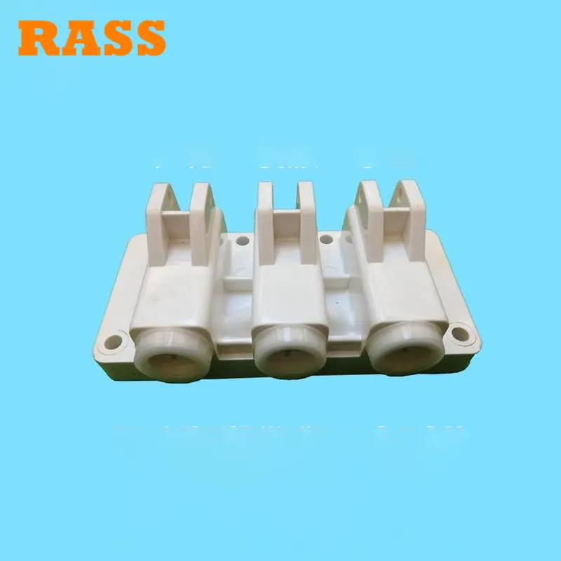 Front Panel White Color Discharge Block Spare Parts For Soft Serve Ice Cream Makers Without Other Accessories