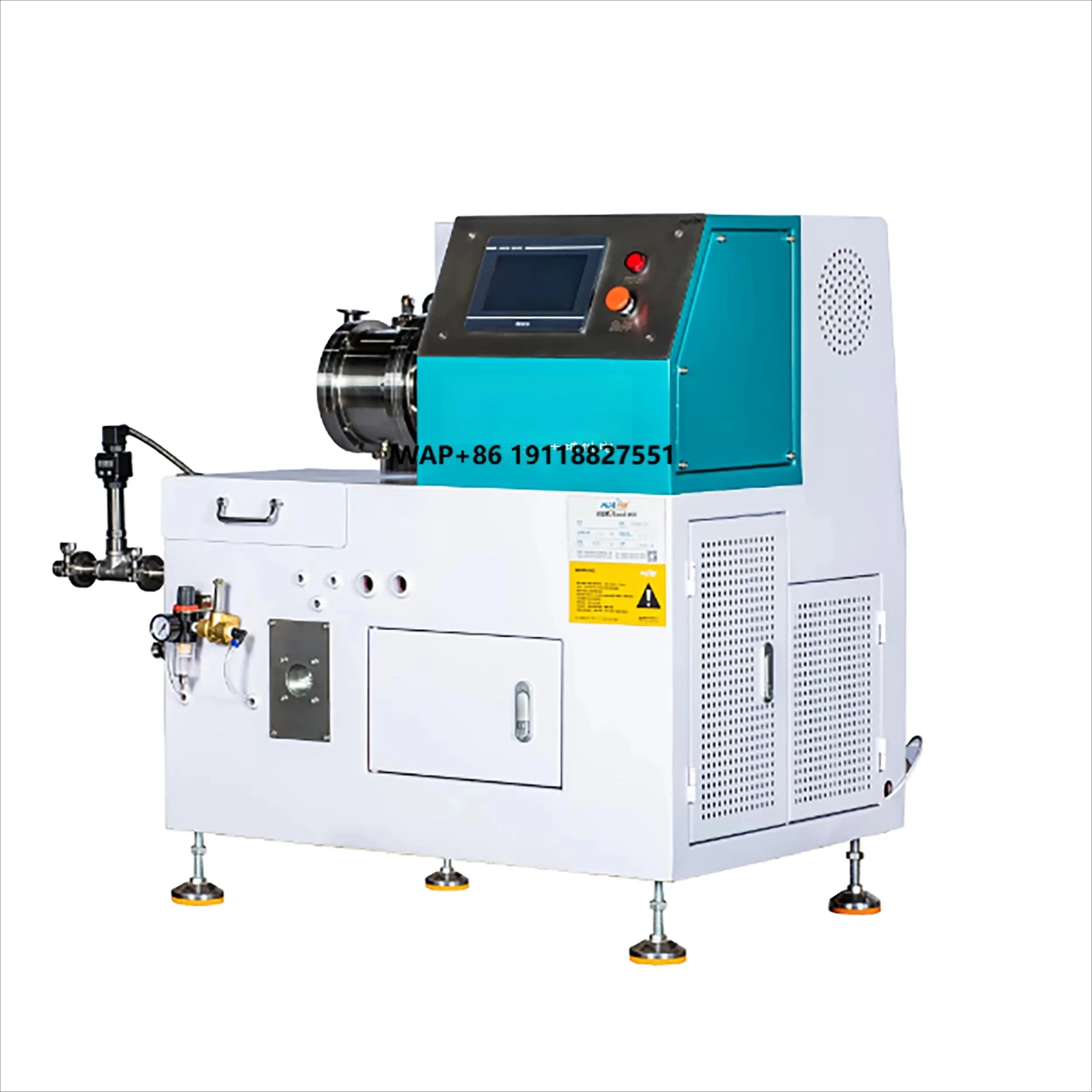 HZ PLUS 0.5L Custom Wet Grinding Equipment Beadmill for Paint Manufacturing 220V  Machinery Grinder for Machinery Production