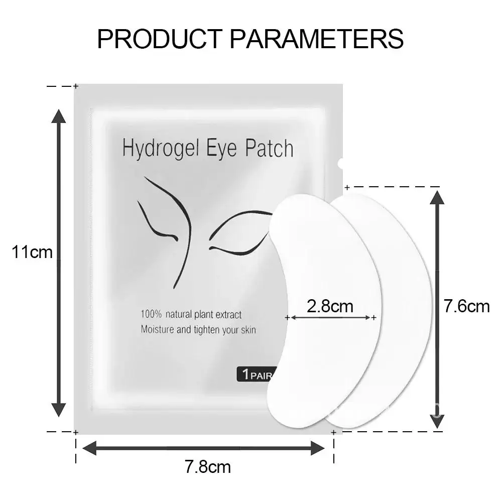 Patchs en Hydrogel pour Extension de Cils, Coussinets de Maquillage Sous les Yeux, 200/300/400 Paires