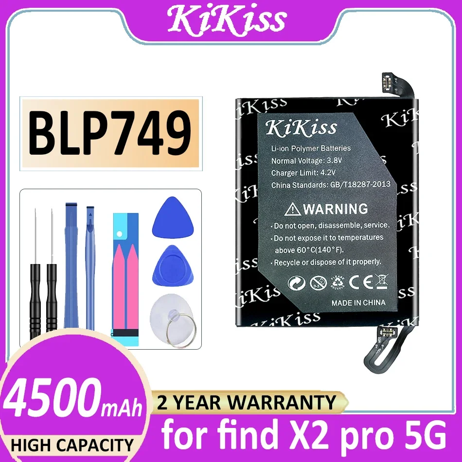 Batteria BLP767 BLP749 4500mAh/4600m per OPPO find X2Pro X2 Pro 5G Batteria