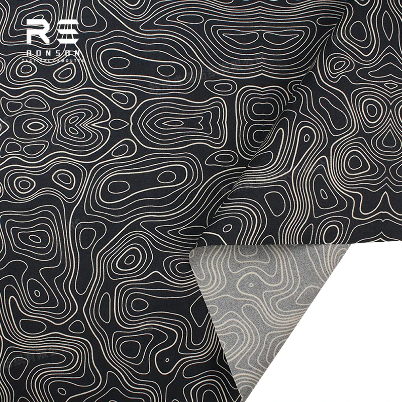 Лидер продаж 500D нейлоновый оксфорд топография черный/топография зеленый камуфляж тактическая ткань для сумки жилет в наличии Лидер продаж 500D нейлоновый оксфорд топография черный/топография зеленый камуфляж тактическая ткань для сумки жилет в наличии