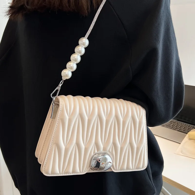 

Новинка 2025 года, стильная сумка через плечо, женская модная сумка через плечо, летняя сумка подмышками, элегантная маленькая сумочка, повседневная шикарная сумка