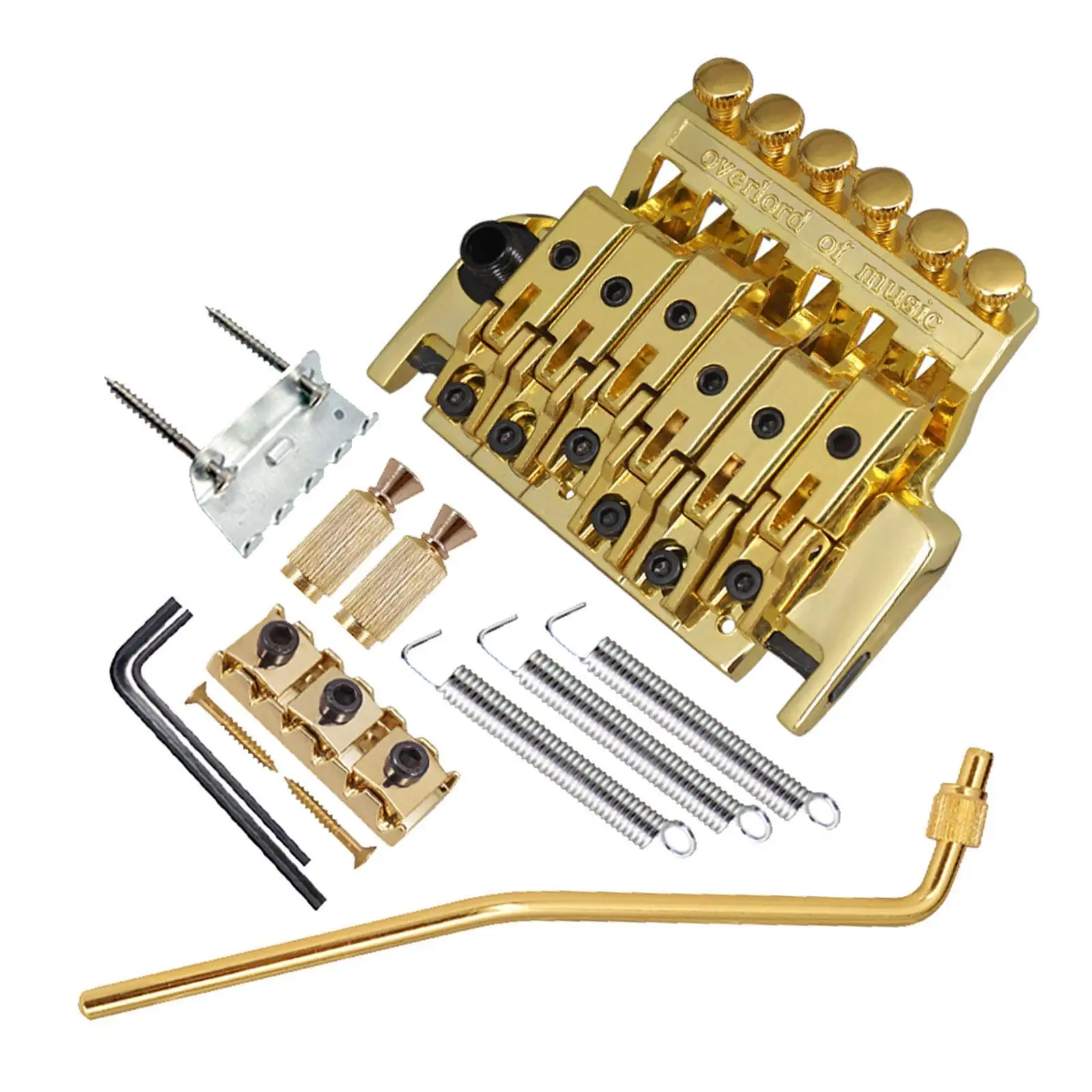 

Metal Electric Guitar Bridge Roller Saddle Tailpiece Stable Tuning String Mounts for Electric Guitar DIY Musicians