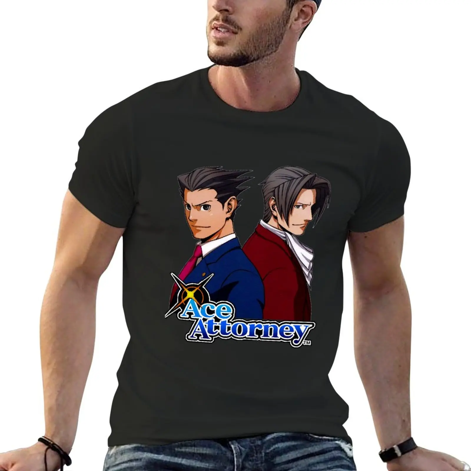 New Photographic Famicom Of The Great Ace Attorney T-Shirt Short sleeve sweat shirts oversized t shirts summer top mens t shirt