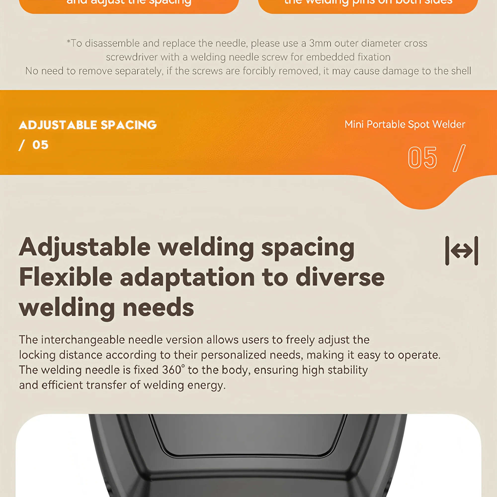 Awgem Portable Spot Welder DIY Handheld Spot Welding Machine 90 Gears Adjustable Spot Welding for 18650 Lithium Battery